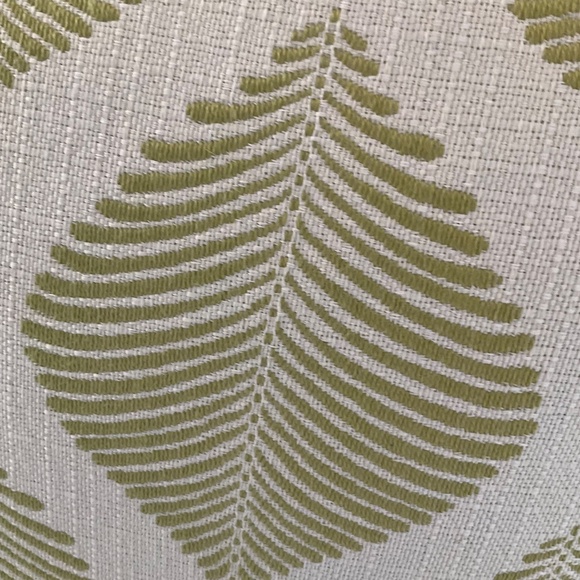 D.V. Kap Elegant 18x18 Green Embroidered Accent Pillow - Picture 2 of 5